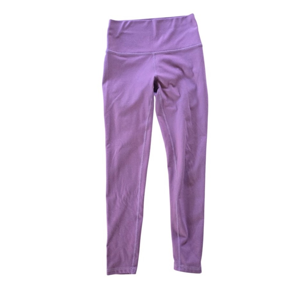FLEO Mauve High Rise Leggings 7/8 Length Women Small Activewear Yoga Gym